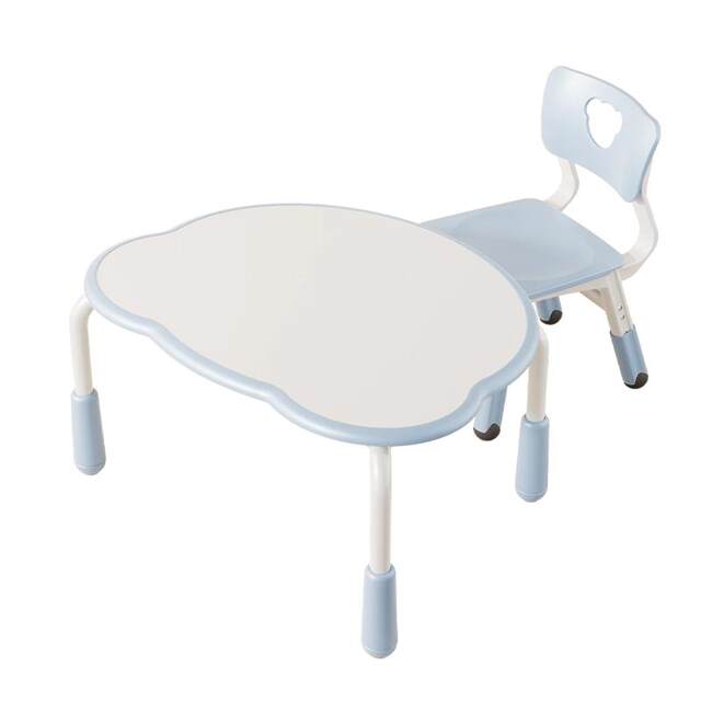 Yucai Peanut Table Kindergarten Table Baby Learning Table Game Adjustable Learning Children's Small Desk and Chair