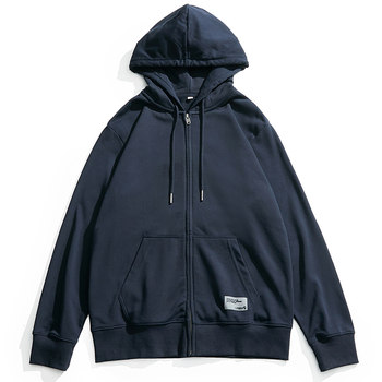 Xiyue 2023 ພາກຮຽນ spring ແລະດູໃບໄມ້ລົ່ນດູໃບໄມ້ລົ່ນແບບໃຫມ່ຮ້ອນ zipper sweater ຜູ້ຊາຍ hooded ຂະຫນາດຂະຫນາດໃຫຍ່ພາກຮຽນ spring ຜູ້ຊາຍແນວໂນ້ມ jacket ກິລາບາດເຈັບແລະ.