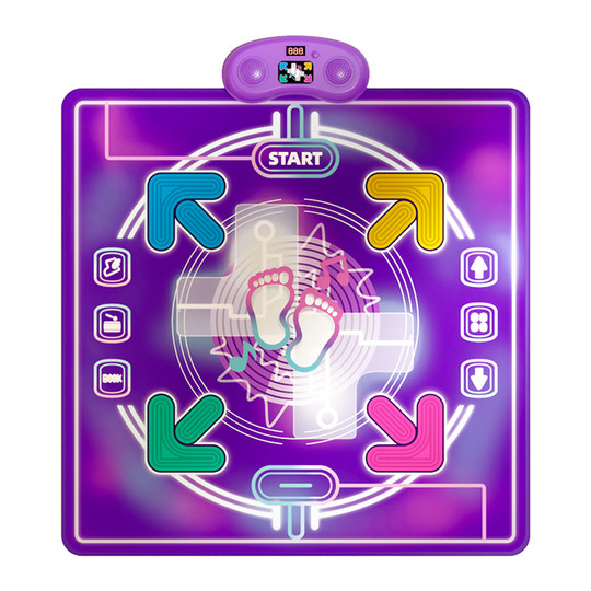 Sports and fitness dance mat without connecting to TV