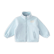 Childrens coats autumn and winter 2024 new boys and girls winter clothing plus velvet tops baby Austrian velvet thermal inner jacket