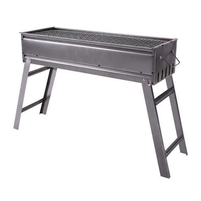 Household appliances outdoor thickened portable folding barbecue stove