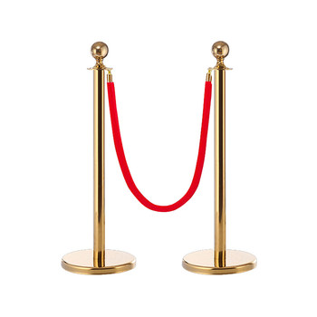 Concierge pole hotel lanyard one meter line railing stainless steel isolation belt ແຖວ guardrail ຮົ້ວຄວາມປອດໄພຕ້ອນຮັບຖັນ