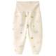 Caleçon long en pur coton pour bébé, pantalon de protection du ventre taille haute pour nourrissons et tout-petits, caleçon long pour enfants, pyjama, vêtements de maison, peut être ouvert