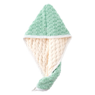 Dry hair hat women's thickened strong water absorbent quick-drying towel