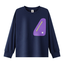 Zuoxi childrens clothing boys T-shirts long-sleeved childrens autumn clothing pure cotton spring and autumn 2024 new boys and older childrens autumn clothes