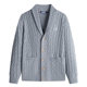 Navigare pure wool antibacterial knitted cardigan