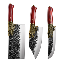 Longquan kitchen knife household kitchen knife chefs special meat slicing knife kitchen forged chopping dual-purpose knife 1789