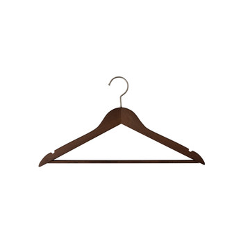 Imported logs of fanhan solid wood clothes hangers
