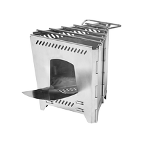 Decathlon Outdoor Portable Firewood Stove Camping Mini Foldable Small Stove Home Stove Firewood OVHU