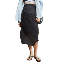 Happy House Pregnant Woman Half Body Dress Summer 2024 New Cramps Two Wear Overalls Dress Temperament Slim Pregnant Woman Skirt Half Skirt Summer