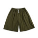 NOEARS Japanese retro army green outdoor quick-drying shorts loose big pocket straight five-quarter pants summer thin