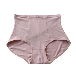 Pure cotton medium-high waist hip slimming belly shaping ladies underwear