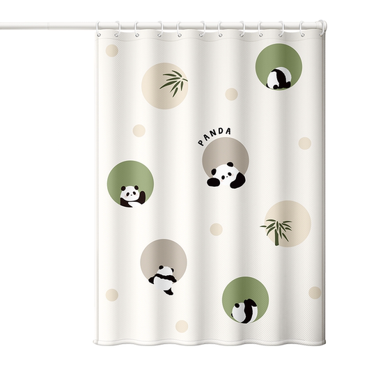2025 new waterproof and mildew-proof partition shower curtain without punching