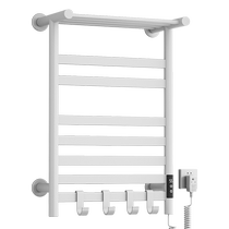 Cabei – porte-serviettes chauffant électrique maison intelligente salle de bain séchage sans poinçon support de rangement pour serviettes de bain chauffé et stérilisé