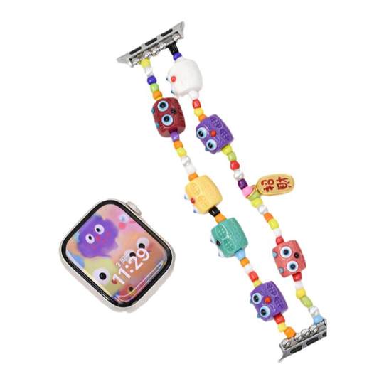 Convient au bracelet de montre applewatch petit monstre dopamine