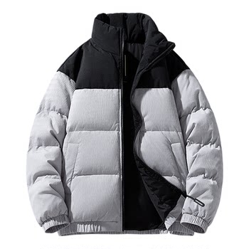 Hipanda Hello Panda Autumn and Winter down Jacket Men's New Loose Stand Collar Warm Puffer Jacket Gh