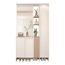 Aojing double-sided entry hall cabinet door-to-door light luxury high-end living room partition screen integrated home shoe cabinet