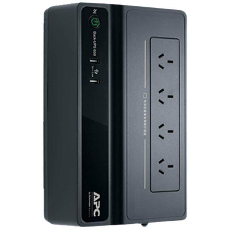 Schneider APC UPS uninterruptible power supply BK650M2 computer Synology NAS QNAP power outage backup battery