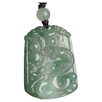 Myanmar a-grade jadeite zodiac pendant for men and women