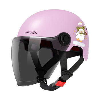 New national standard 3c certified electric vehicle helmet for women in summer, full face sun protection, battery motorcycle, men's safety helmet for all seasons
