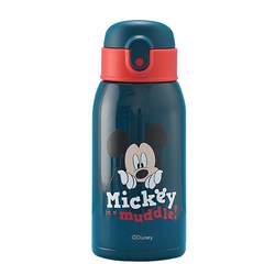 Disney ເດັກ thermos cup 316 food grade boy sippy cup primary school students special strap double lid kettle