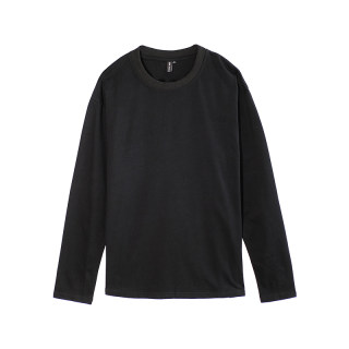 Heavy solid color long sleeve T-shirt base layer