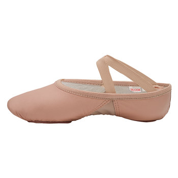 Sansha Sansha Dance Soft-Soled Shoes for Women, Leather Ballet Shoes, Practice Shoes, Two-Piece Sole Soft Shoes, Cat Claw 77Lco