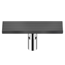 Gun gray floor drain long 304 stainless steel deodorant toilet bathroom shower room rectangular extension 2005