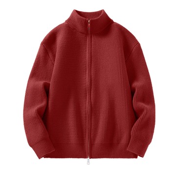 Baleno this year's red cardigan sweater for men winter Baleno this year's red cardigan sweater for men winter