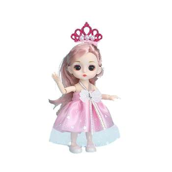 Girls Toy 2023 New Doll Dress Up 3 Simulation Princess 4-5-6 years old Play House ຂອງຂວັນວັນເກີດຂອງເດັກນ້ອຍ