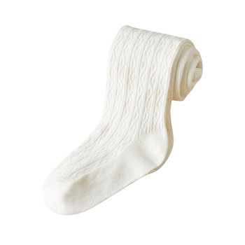 ຖົງຕີນເດັກນ້ອຍ 6 ນິ້ວມື suture ບໍ່ມີກະດູກສໍາລັບເດັກຍິງແລະເດັກນ້ອຍໃນລະດູໃບໄມ້ປົ່ງແລະລະດູຫນາວ leggings ເຕັ້ນ socks ສີຂາວ