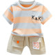 Baby boy summer pure cotton set children's clothing