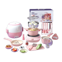 Mini kitchen real cooking full set of cooking toys real version childrens kitchenware 6 years old 10 little girl 8th birthday 763J