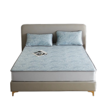 High-end summer mat ice silk mat summer 2024 new type a maternal and infant grade sheet set three-piece set antibacterial and machine washable