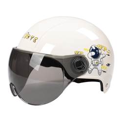 3C certified national standard electric vehicle helmet for women, universal for all seasons, men's battery motorcycle, children's autumn and winter half helmet safety helmet