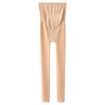Pregnant womens leggings bare leg artifact autumn and winter pantyhose pregnant womens leggings outer wear plus velvet new pants water-gloss socks winter