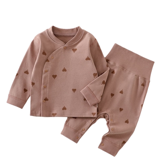 Withdrawal from discount store, baby autumn clothes and long pants split set, newborn underwear set, boneless