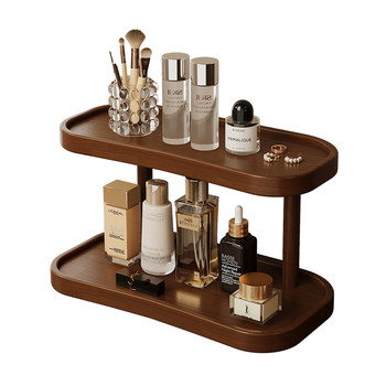 Fully packaged and shipped fully rubber wood dresser storage rack