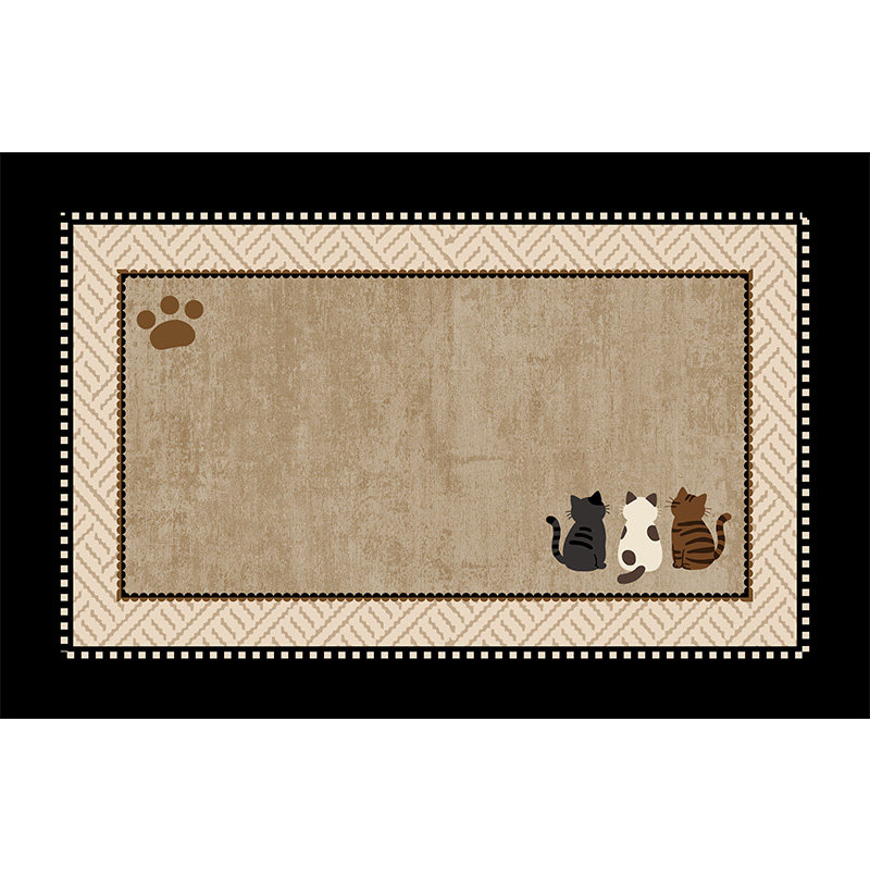 Kitchen floor mat oil-proof anti-slip no-wash waterproof carpet