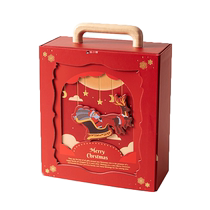 Zhang Xiaochui Christmas gift box Christmas Eve holiday gift empty box Santa Claus 3D cartoon as a souvenir for his girlfriend
