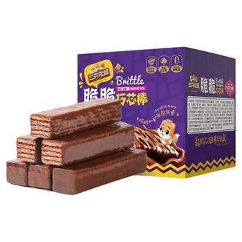 Three squirrels_coated wafer biscuits 360g