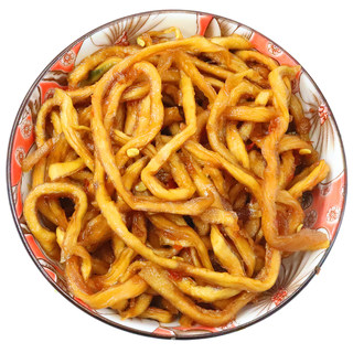 500g bag of spicy and refreshing papaya pickles dried strips