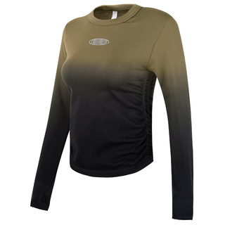 Arashi pattern round neck sports fitness yoga t-shirt yoga wear