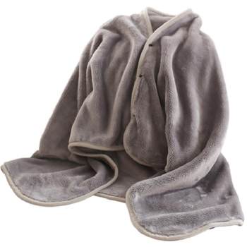 Remind thickened encryption shawl blanket with buttons