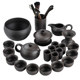 Ancient purple sand tea set with rich configuration