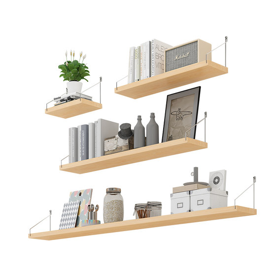 The rack on the punching wall hanging the wall hanging the hanging bookshelf decorative partition wall on the wall
