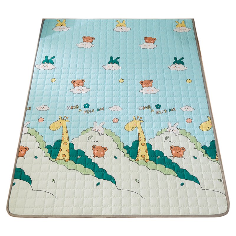 Pure cotton non-slip extra large bedside mat climbing mat