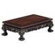 Ebony base solid wood mahogany carved base