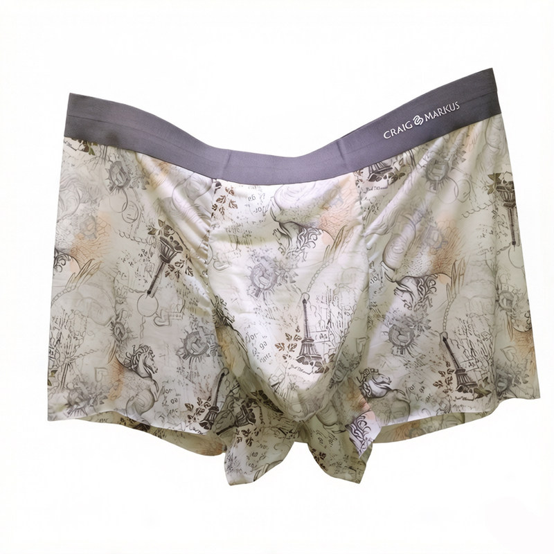 CM Fashionable Young Digital Printed Seamless Men's Underwear