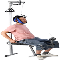 Household cervical vertebra traction device hanging neck cervical spondylosis corrector neck neck support shoulder joint stretching rehabilitation traction chair